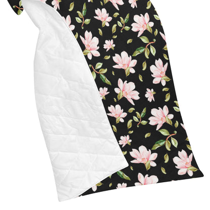 Magnolia Pattern Print Design MAG01 Premium Quilt