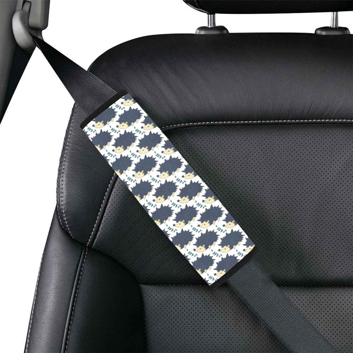 Hedgehog Print Design LKS401 Car Seat Belt Cover