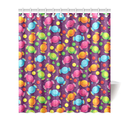Candy Pattern Print Design CA05 Shower Curtain