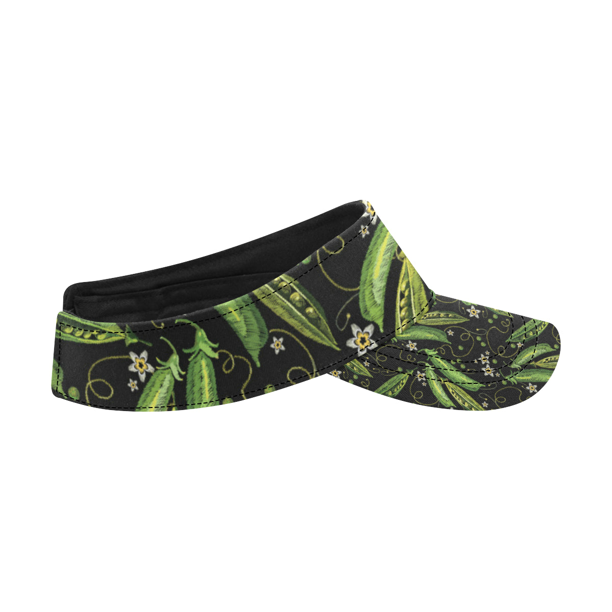 Peas Pattern Print Design A02 Unisex Sun Visor