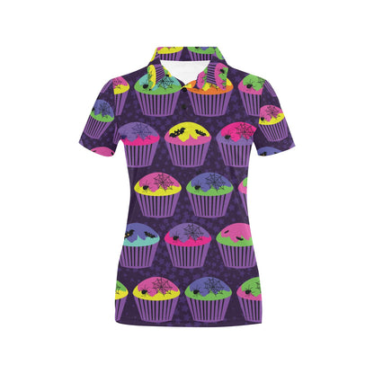 CupCake Halloween Women's Polo Shirt