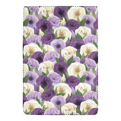 Lisianthus Pattern Print Design LT01 Women's Trifold Wallet