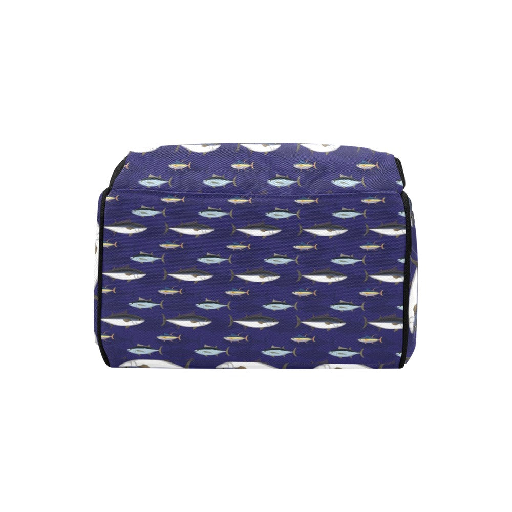 Tuna Fish Print Design LKS304 Diaper Bag Backpack