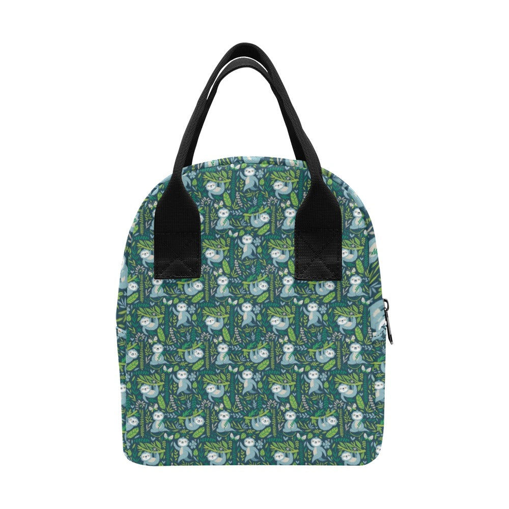 Sloth Print Design LKS304 Insulated Lunch Bag