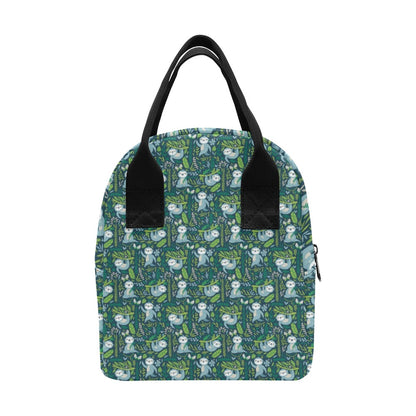 Sloth Print Design LKS304 Insulated Lunch Bag