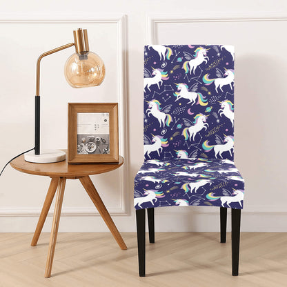 Unicorn Print Design LKS305 Dining Chair Slipcover