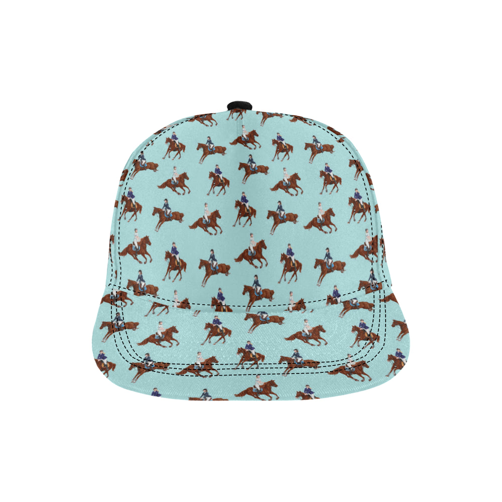 Equestrian Horse Riding Snapback Cap