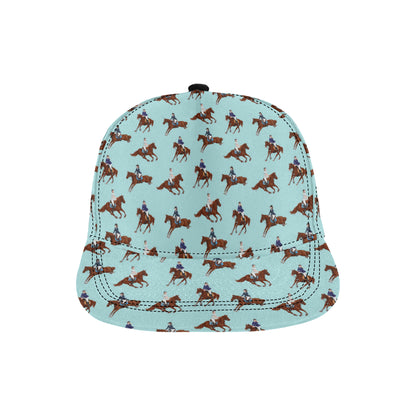 Equestrian Horse Riding Snapback Cap