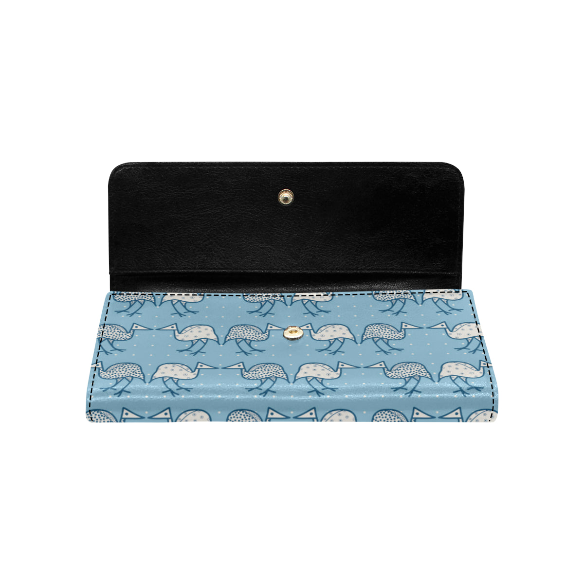 Emu Pattern Print Design 01 Women's Trifold Wallet