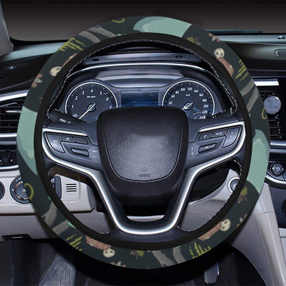 Creepy Print Design LKS303 Steering Wheel Cover with Elastic Edge