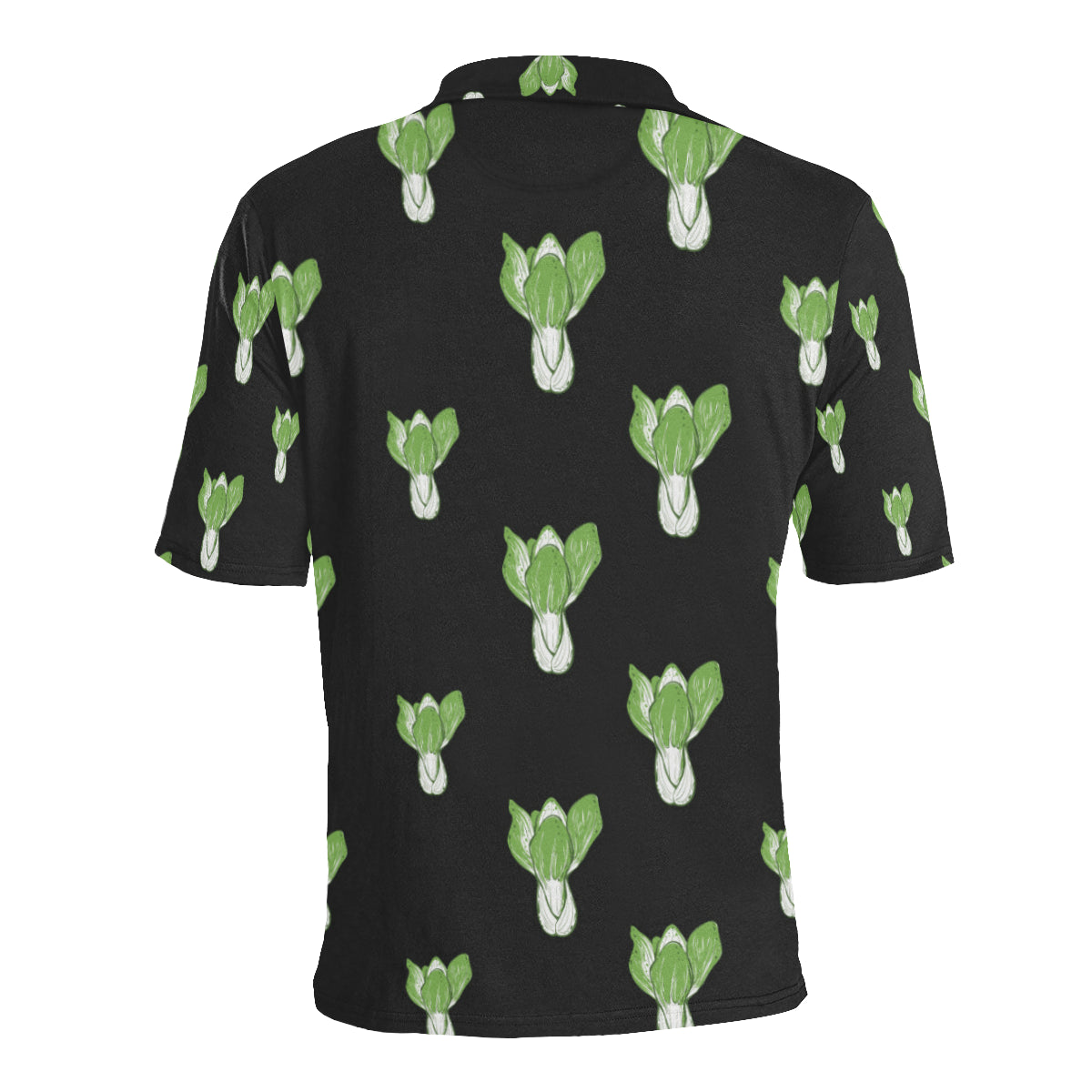 Kale Pattern Print Design 02 Men Polo Shirt