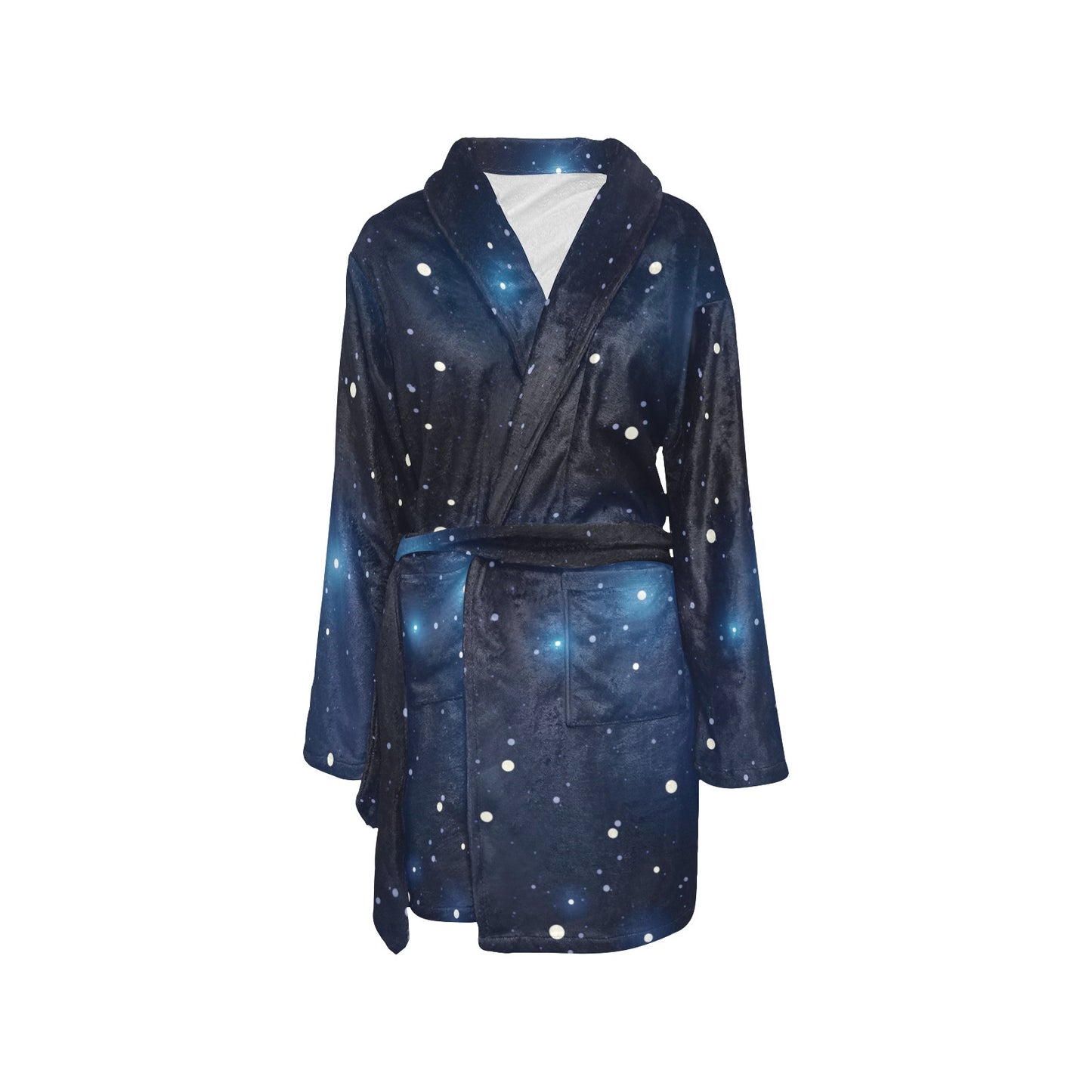 Night sky Pattern Print Design A02 Women's Fleece Robe