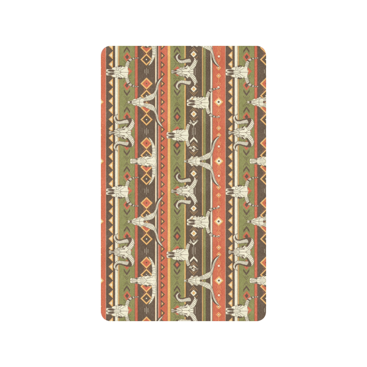 American indian Skull Animal Rubber Doormat