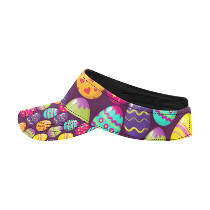 Easter Eggs Pattern Print Design RB04 Unisex Sun Visor