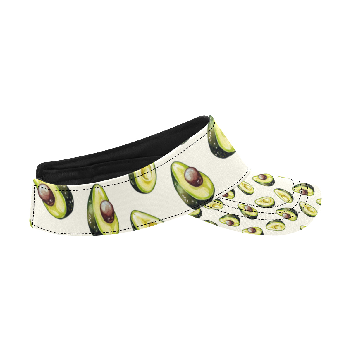Avocado Pattern Print Design 01 Unisex Sun Visor