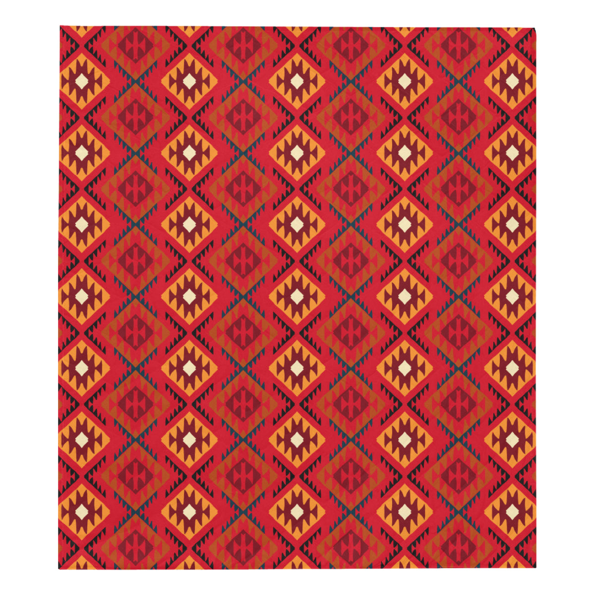 Aztec Pattern Print Design 06 Premium Quilt
