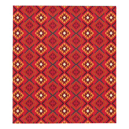 Aztec Pattern Print Design 06 Premium Quilt