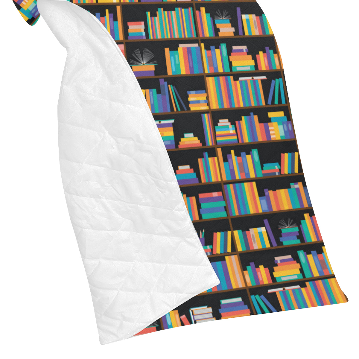 Book Pattern Print Design 05 Premium Quilt