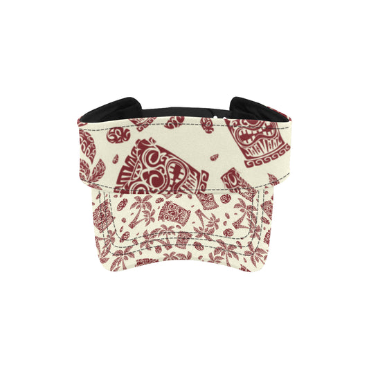 Tiki Tribal Mask Palm Tree Unisex Sun Visor