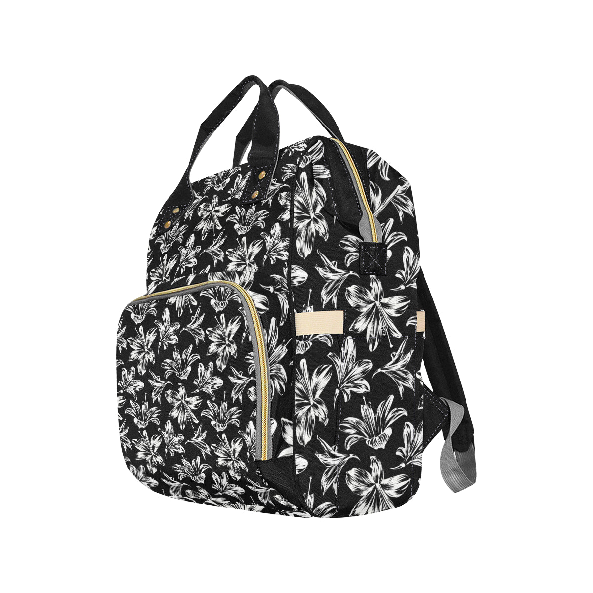 Amaryllis Pattern Print Design AL04 Diaper Bag Backpack