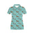 Dachshund Paw Decorative Print Pattern Women's Polo Shirt