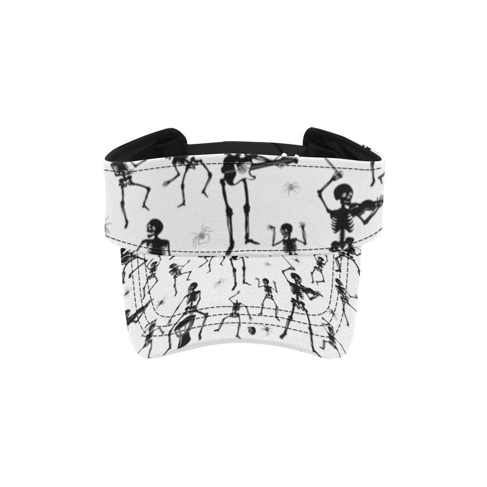 Skeleton Music Player Print Design LKS303 Unisex Sun Visor