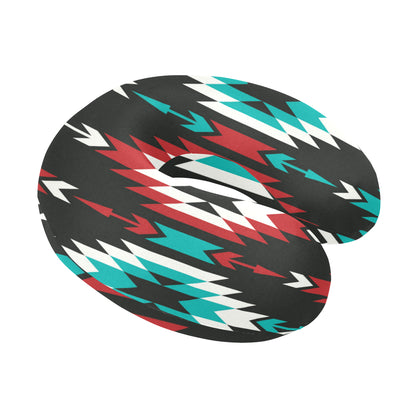 Native Pattern Print Design A08 U-Shaped Travel Neck Pillow