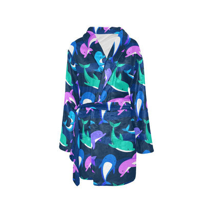 Dolphin Baby Women's Fleece Robe