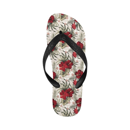 Hibiscus Print Design LKS3011 Flip Flops