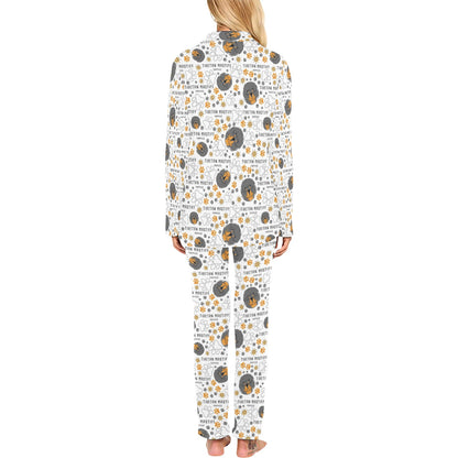 Tibetan Mastiffs Print Design LKS302 Women's Long Pajama Set
