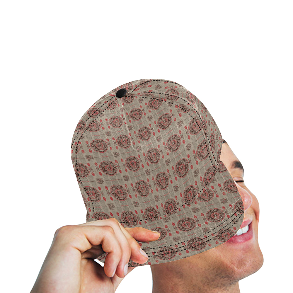 Calendar Aztec Print Pattern Snapback Cap