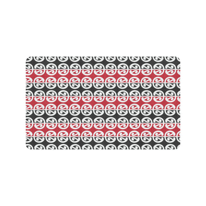Maori Classic Themed Design Print Rubber Doormat