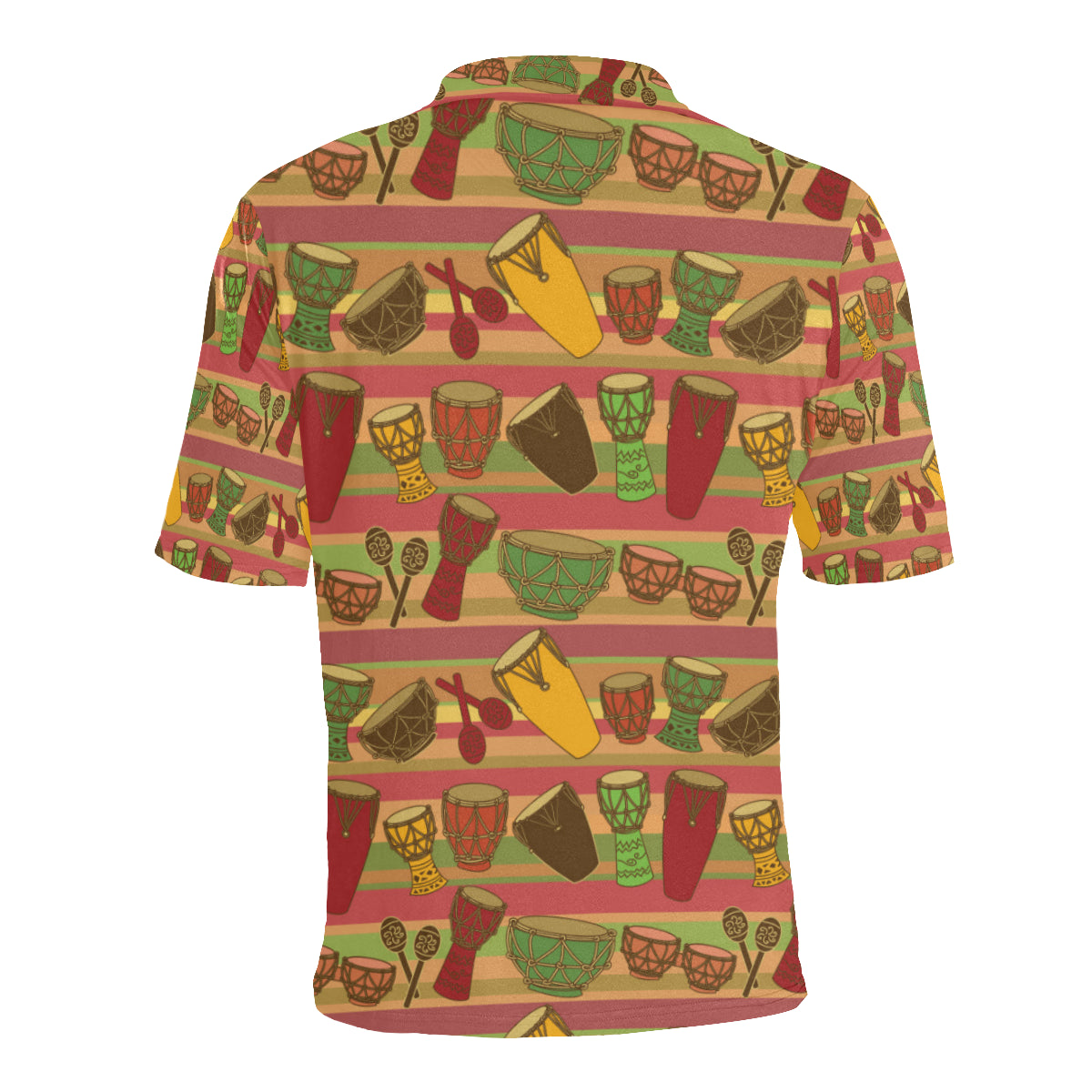 Percussion Pattern Print Design 01 Men Polo Shirt