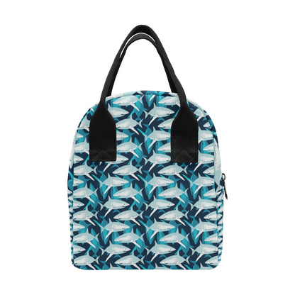 Shark Design Print Insulated Lunch Bag