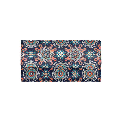Bohemian Pattern Print Design 02 Women's Trifold Wallet