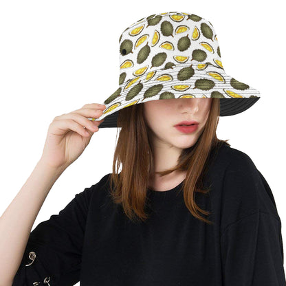Durian Pattern Print Design DR03 Unisex Bucket Hat