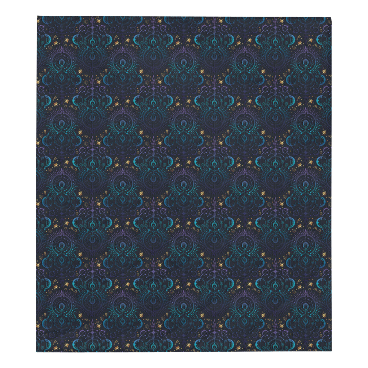 Celestial Pattern Print Design 06 Premium Quilt