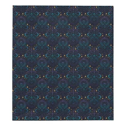 Celestial Pattern Print Design 06 Premium Quilt