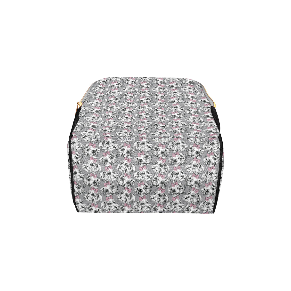 Maltese Pattern Print Design 01 Diaper Bag Backpack