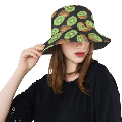Kiwi Pattern Print Design KW03 Unisex Bucket Hat