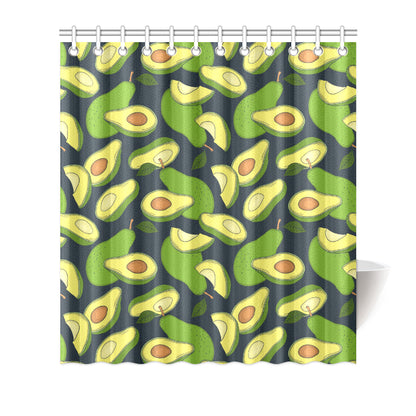 Avocado Pattern Print Design AC013 Shower Curtain