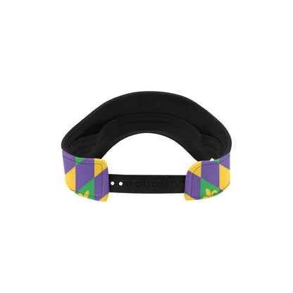 Mardi Gras Pattern Print Design 05 Unisex Sun Visor