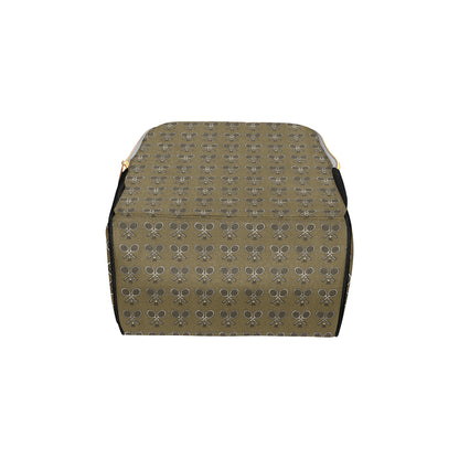 Badminton Pattern Print Design 07 Diaper Bag Backpack