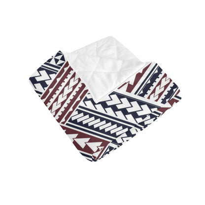 Polynesian Tribal line Premium Quilt
