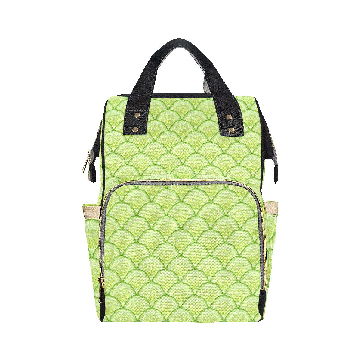 Cucumber Pattern Print Design CC04 Diaper Bag Backpack