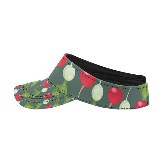 Radish Pattern Print Design A03 Unisex Sun Visor