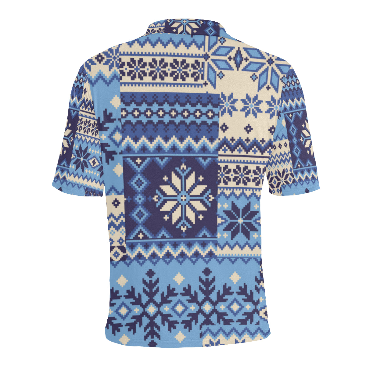 Nordic Pattern Print Design A04 Men Polo Shirt