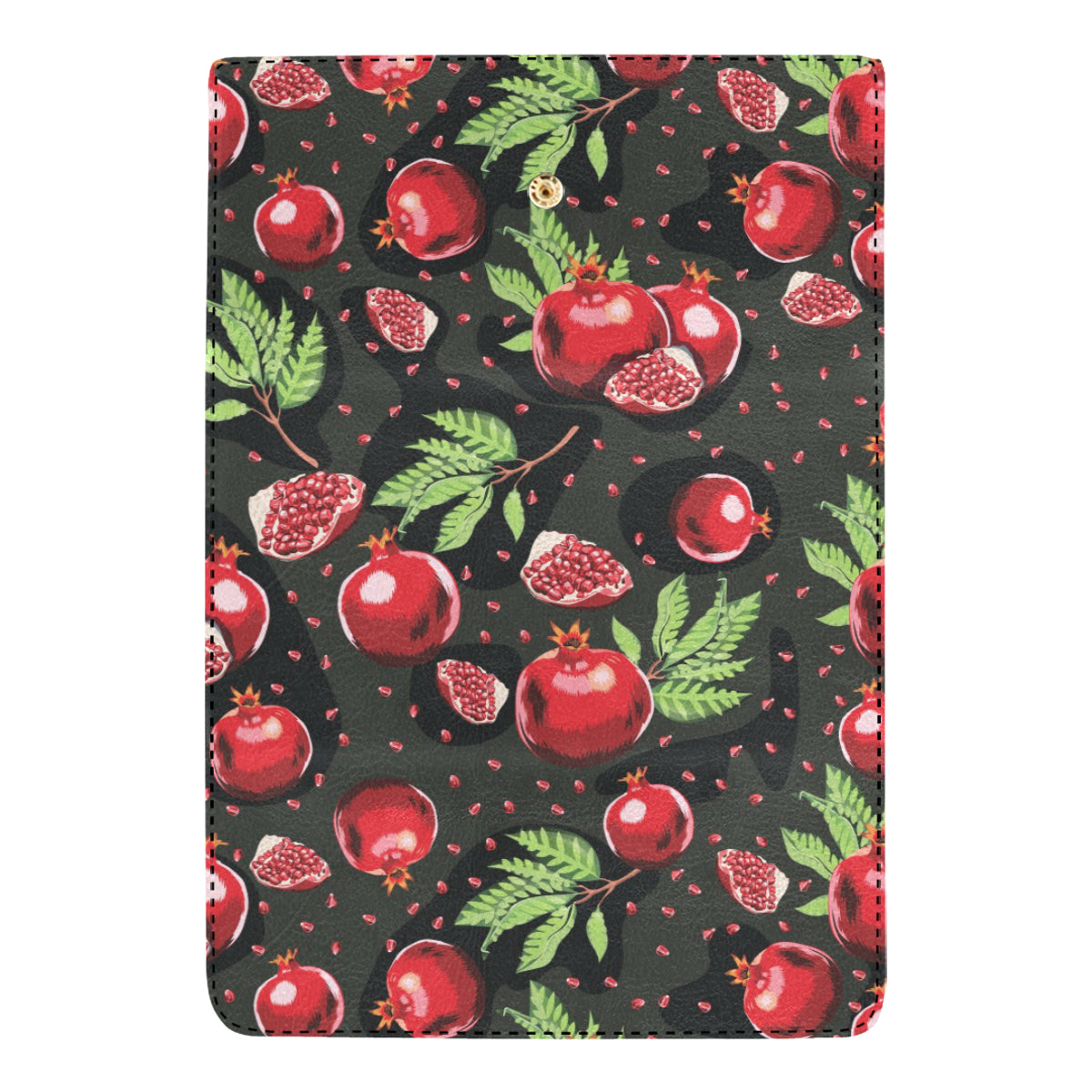 Pomegranate Pattern Print Design PG06 Women's Trifold Wallet