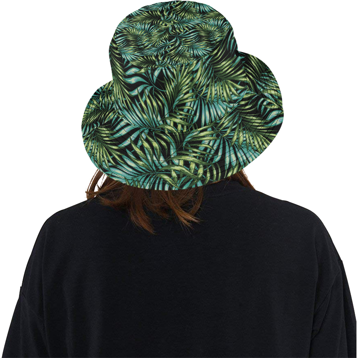 Tropical Flower Pattern Print Design TF08 Unisex Bucket Hat