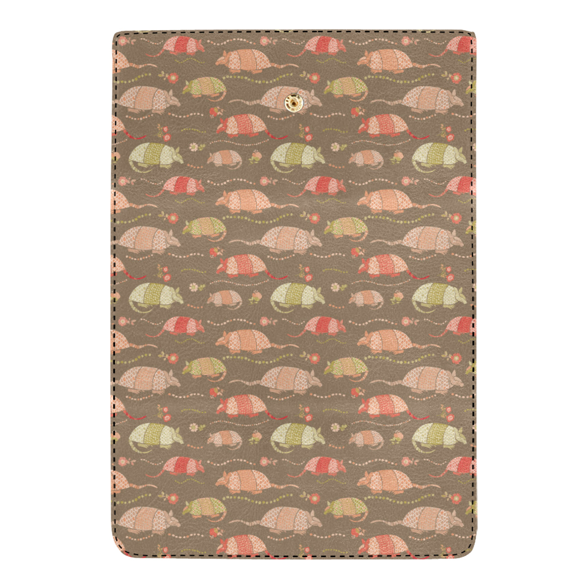Armadillo Pattern Print Design 04 Women's Trifold Wallet
